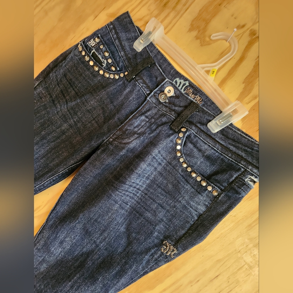 Miss Me Bootcut Jeans flap pocket